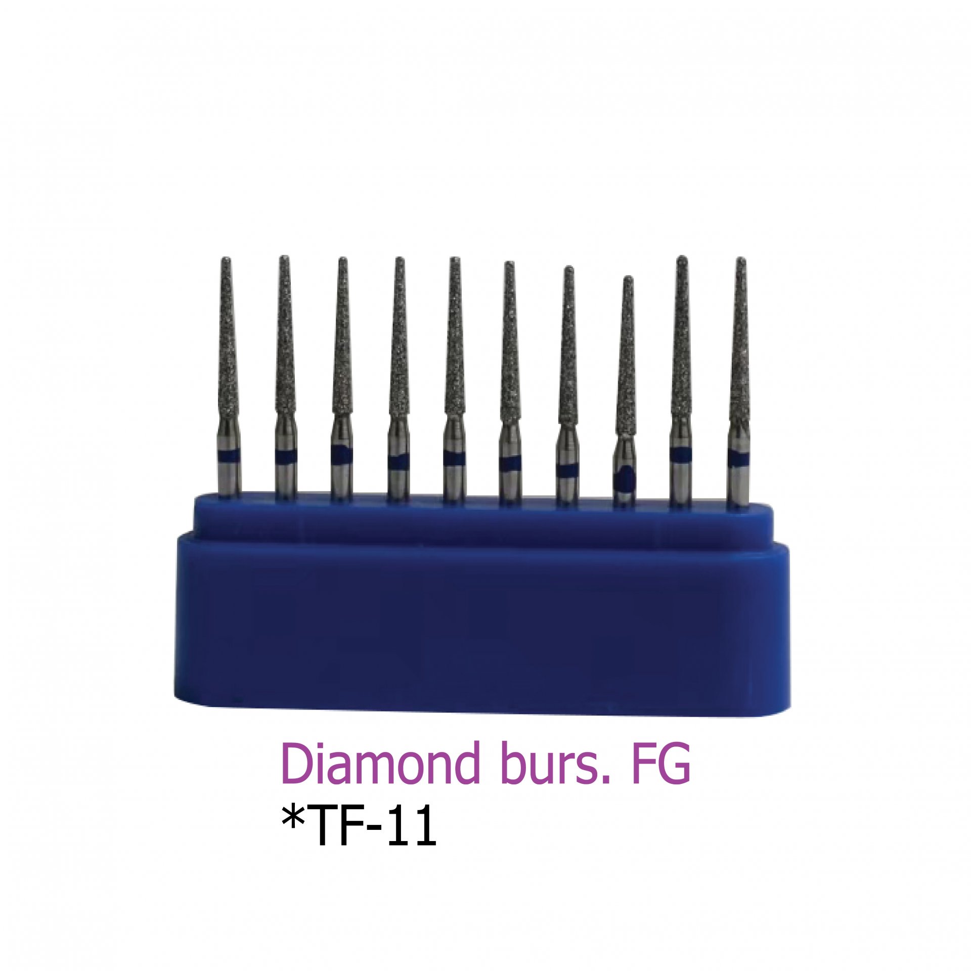 Diamond burs. FG *TF-11