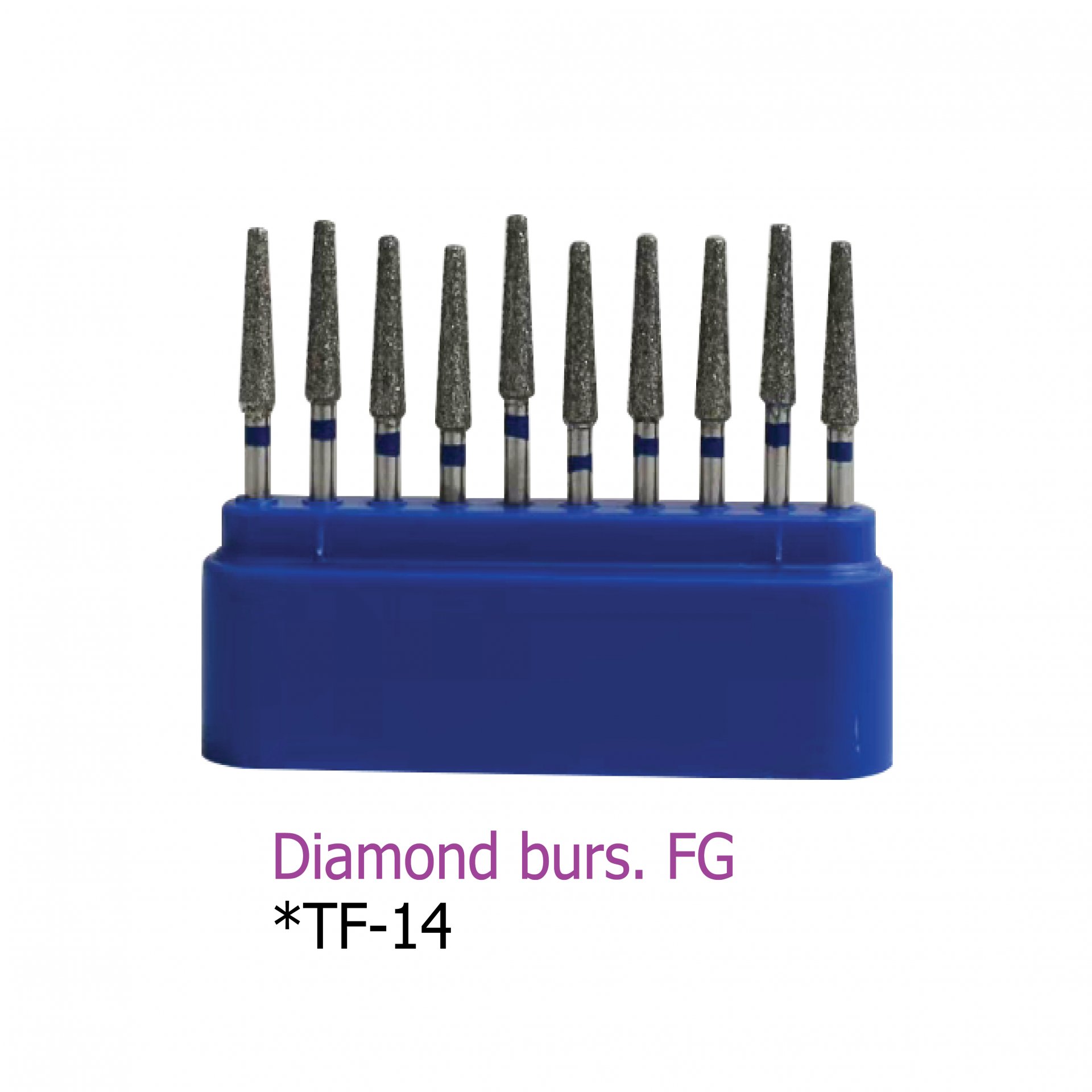 Diamond burs. FG *TF-14