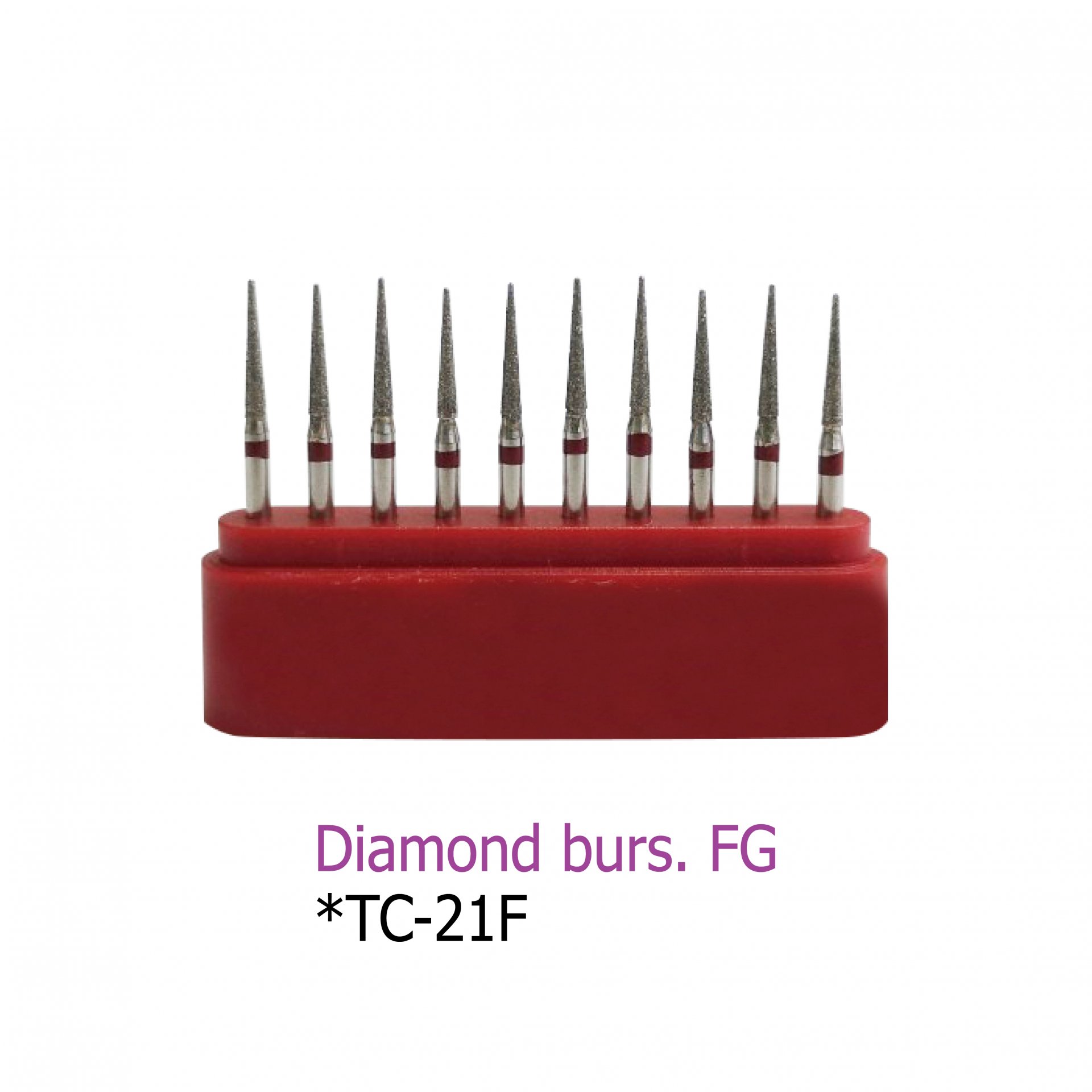 Diamond burs. FG *TC-21F