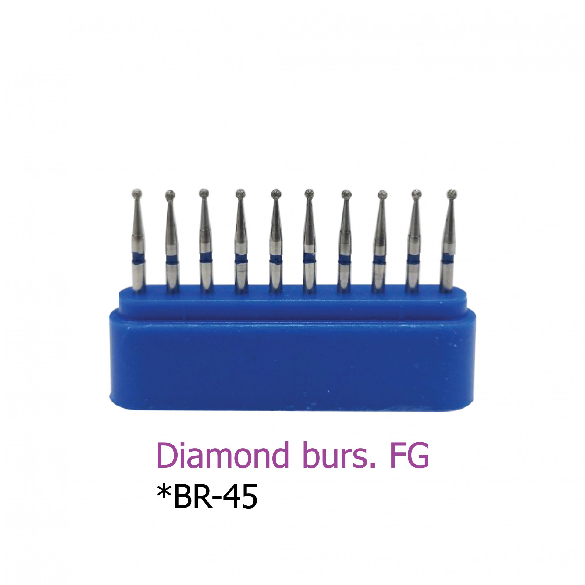 Diamond burs. FG *BR-45