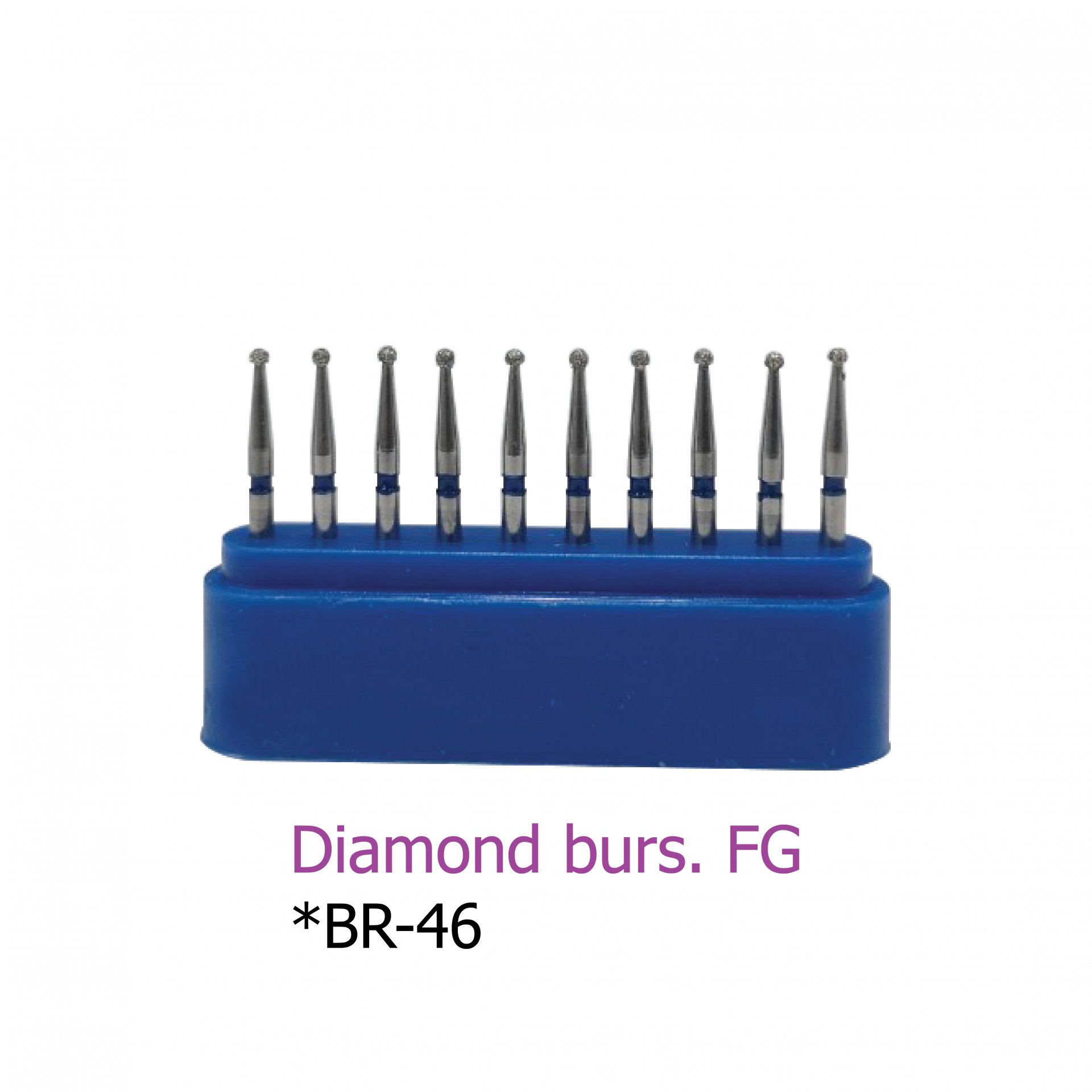 Diamond burs. FG *BR-46