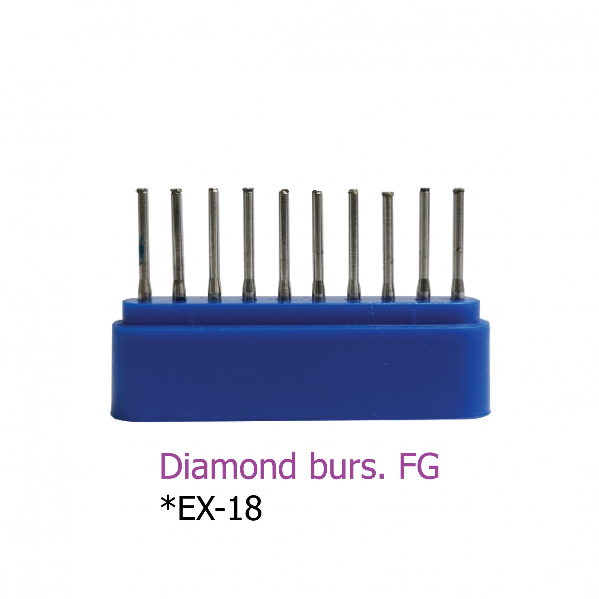Diamond burs. FG *EX-18