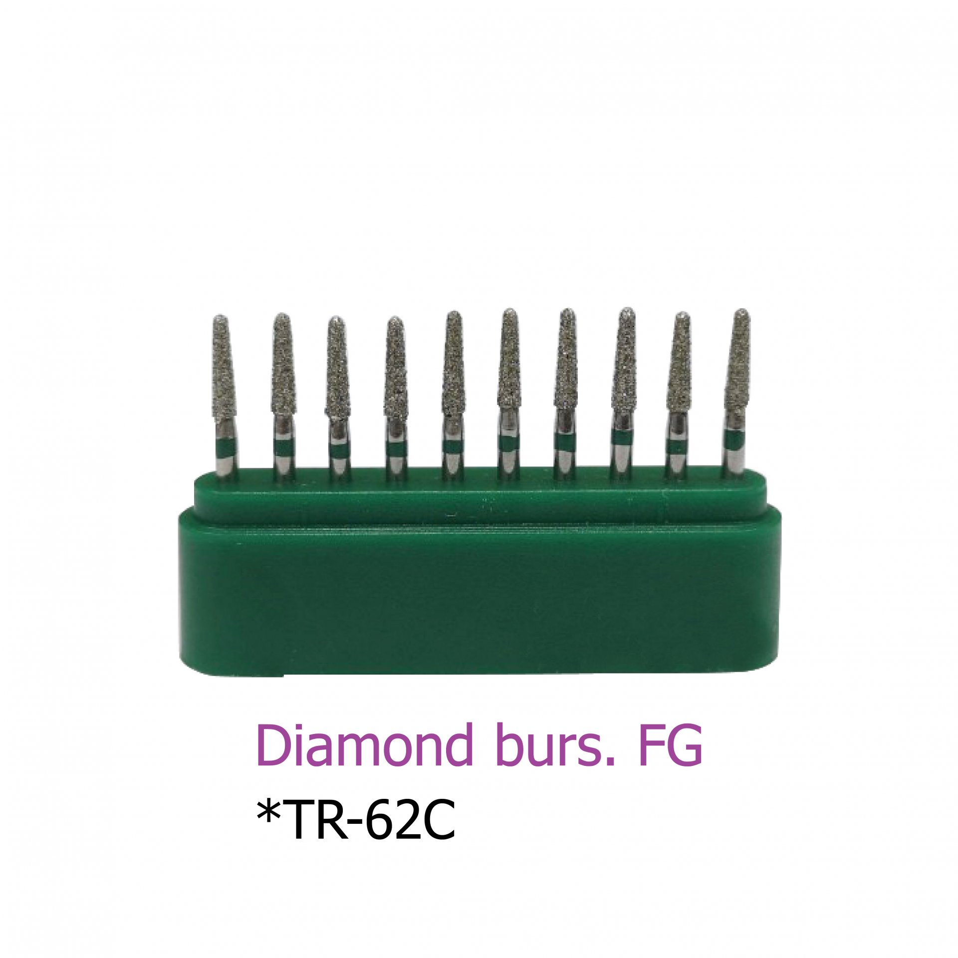Diamond burs. FG *TR-62C