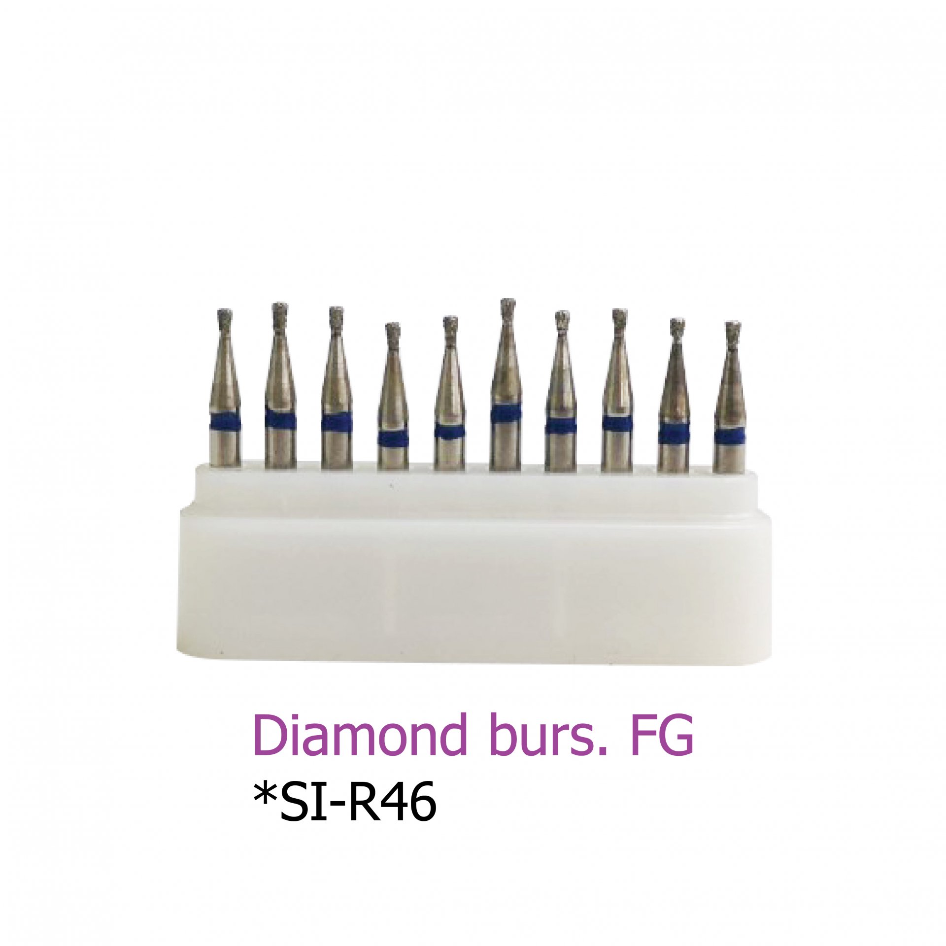 Diamond burs. FG *SI-R46
