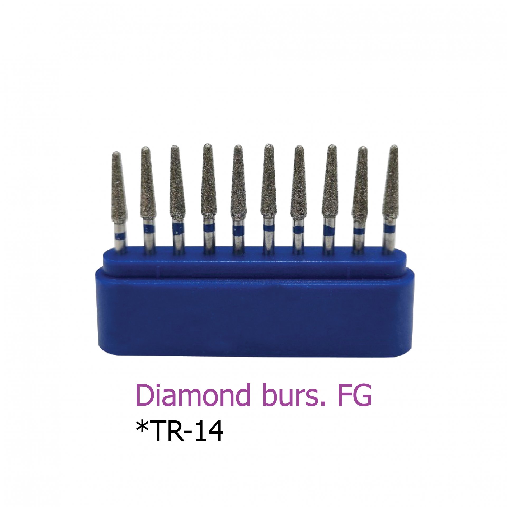 Diamond burs. FG *TR-14