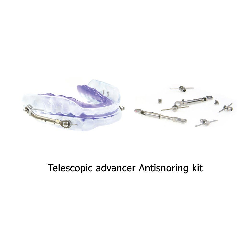 Telescopic advancer Antisnoring kit