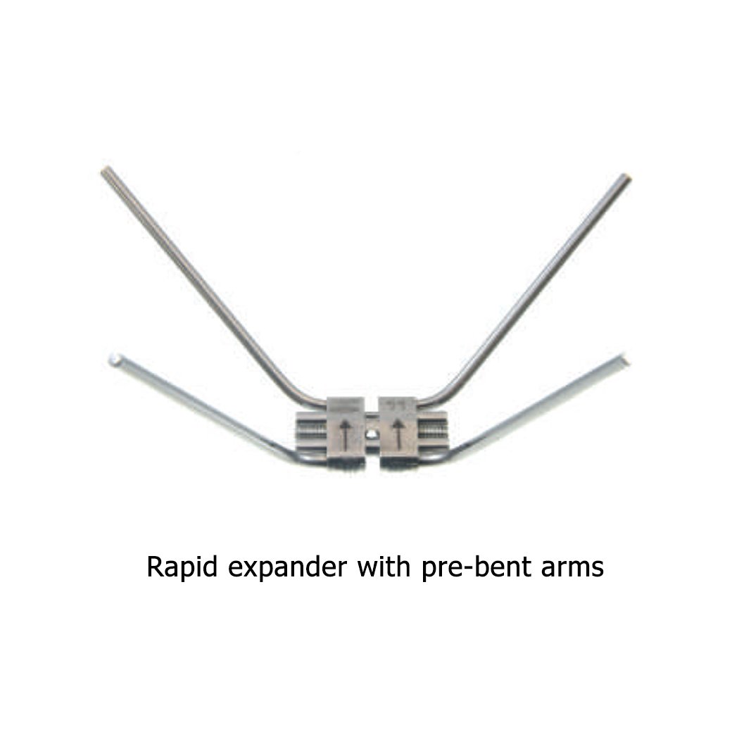 RAPID EXPANDER WITH PRE-BENT ARMS