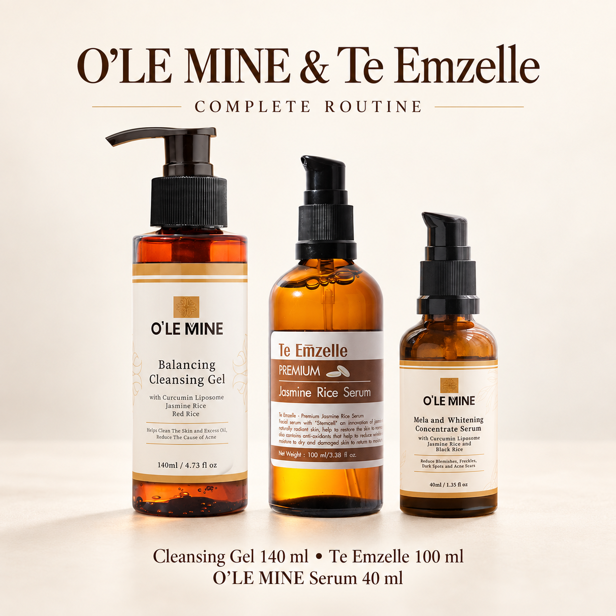 เซตครบ 3 ขั้นตอน OLE MINE และ Te Emzelle ในฉากเดียวกัน