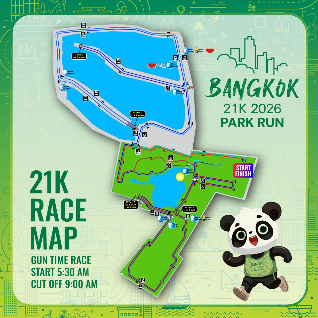 Bangkok21k Park Run 2026 JOG AND JOY CO LTD Marathon Running In BKK21K2026 M21 