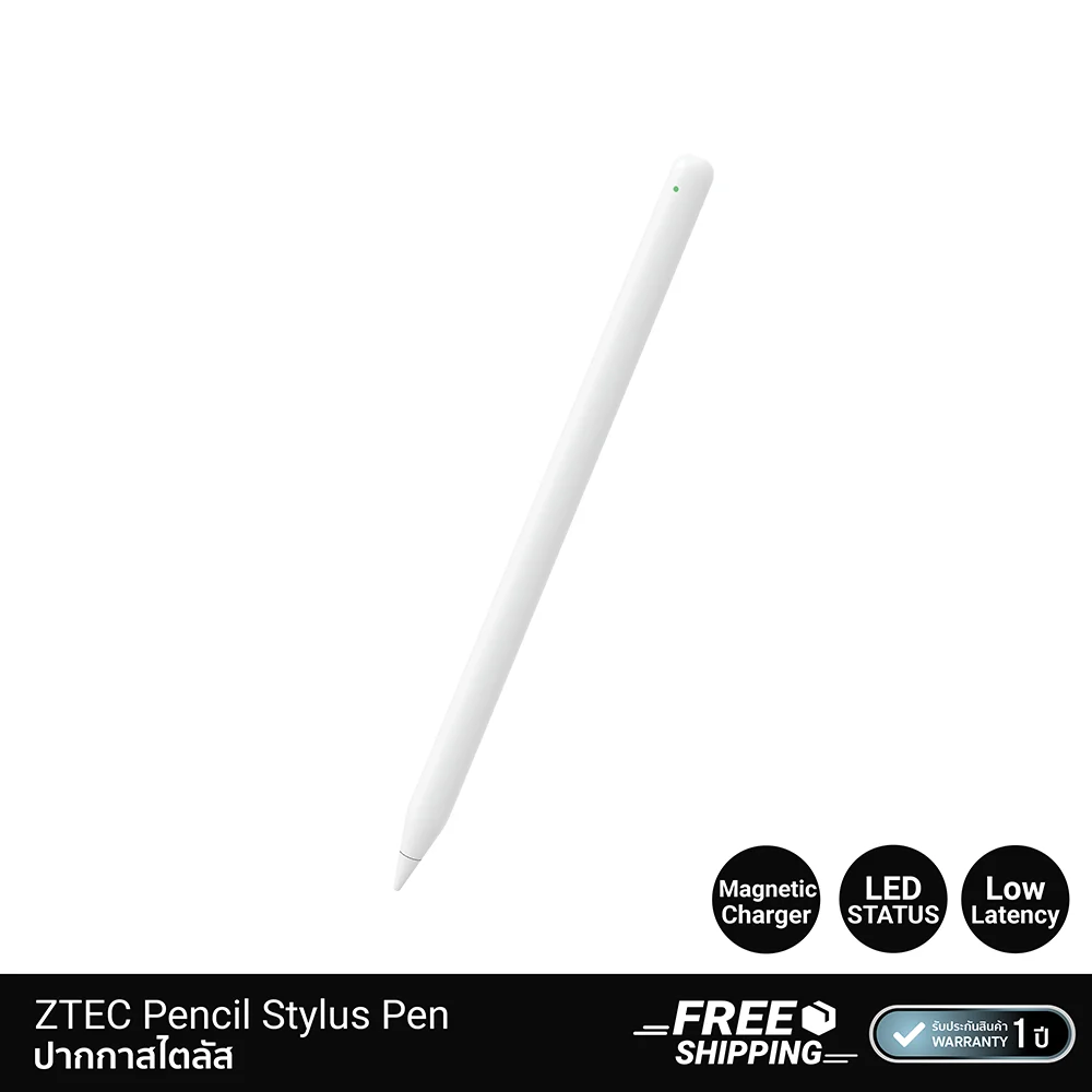 ปากกาสไตลัส ZTEC Pencil Stylus Pen สำหรับ iPad