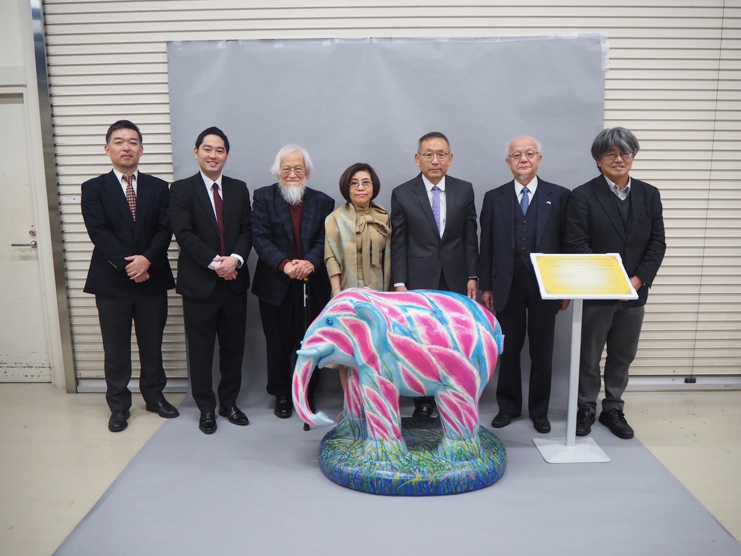  Deliver “Chiang Rai Art Elephant”  to National Museum of Ethnology, Osaka, Japan