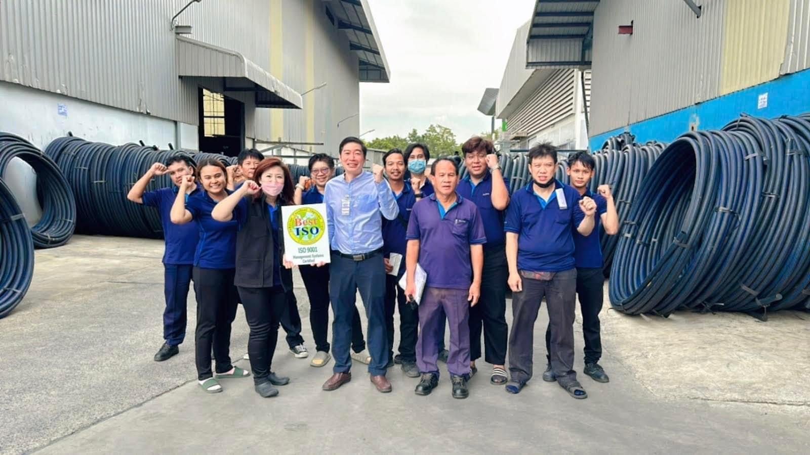 ปี 2566 : บริษัท S.K.Pipe จำกัด ได้รับการรับรองระบบมาตรฐาน ISO9001:2015 