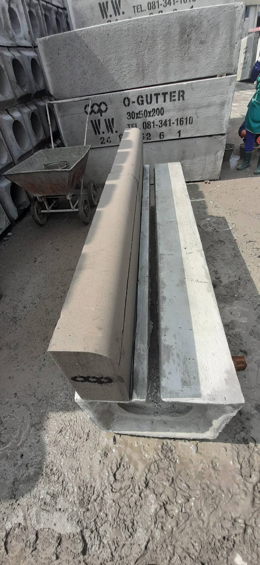 O gutter Curve stone - ccp