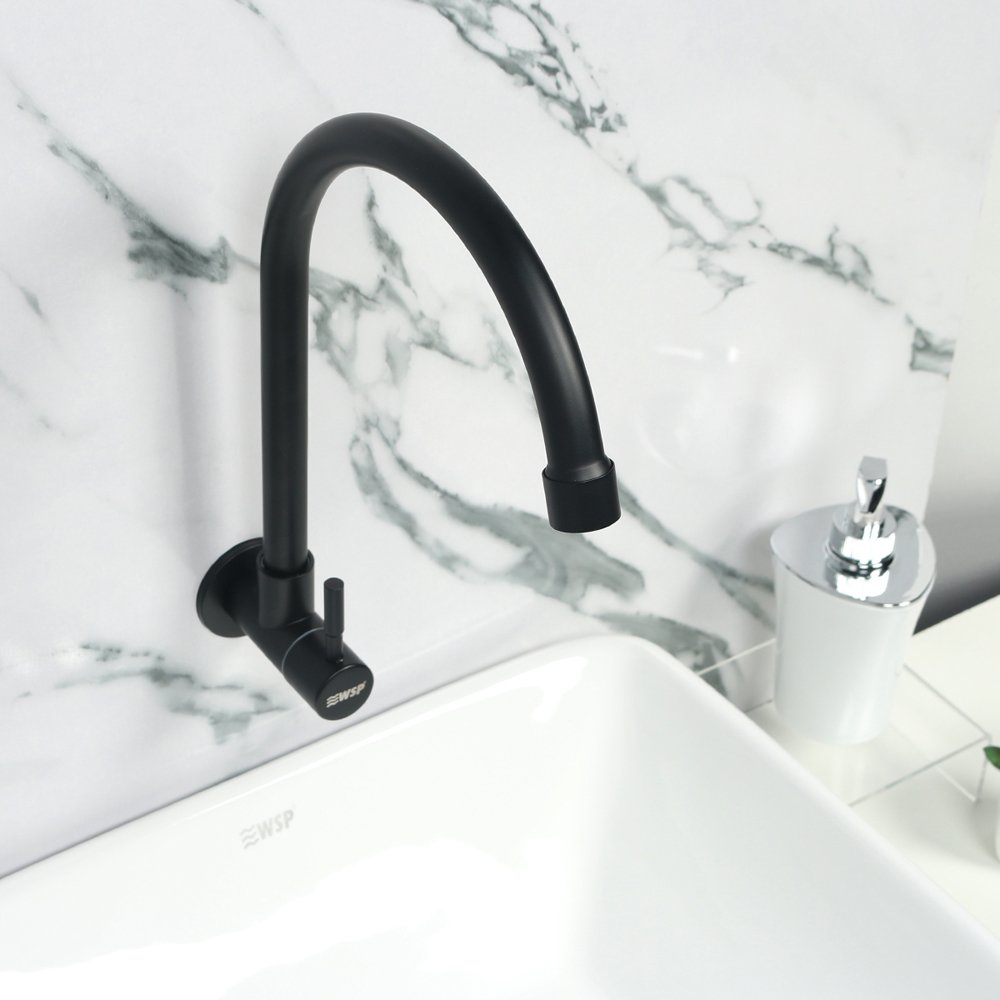 FWS-910 FAUCET STAINLESS STEEL 304 (Black Series) - wspbath