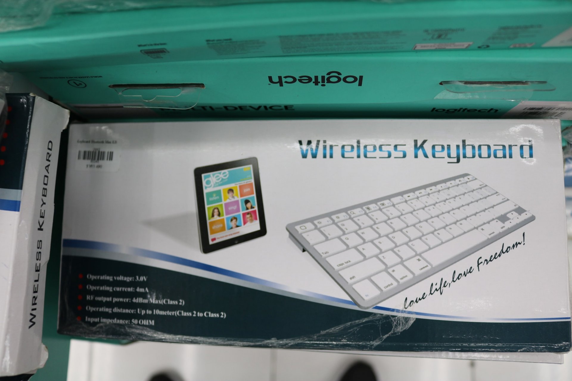 Keyboard Bluetooth คีย์บอร์ดไร้สาย ใช้กับ แม็คบุ๊คได้ Macbook แป้นพิมพ์สองภาษา