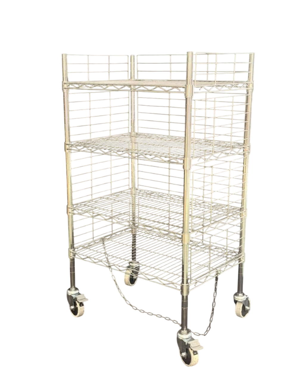ชั้นสแตนเลส 4 ชั้น 4-Layers Trolley wire shelf
