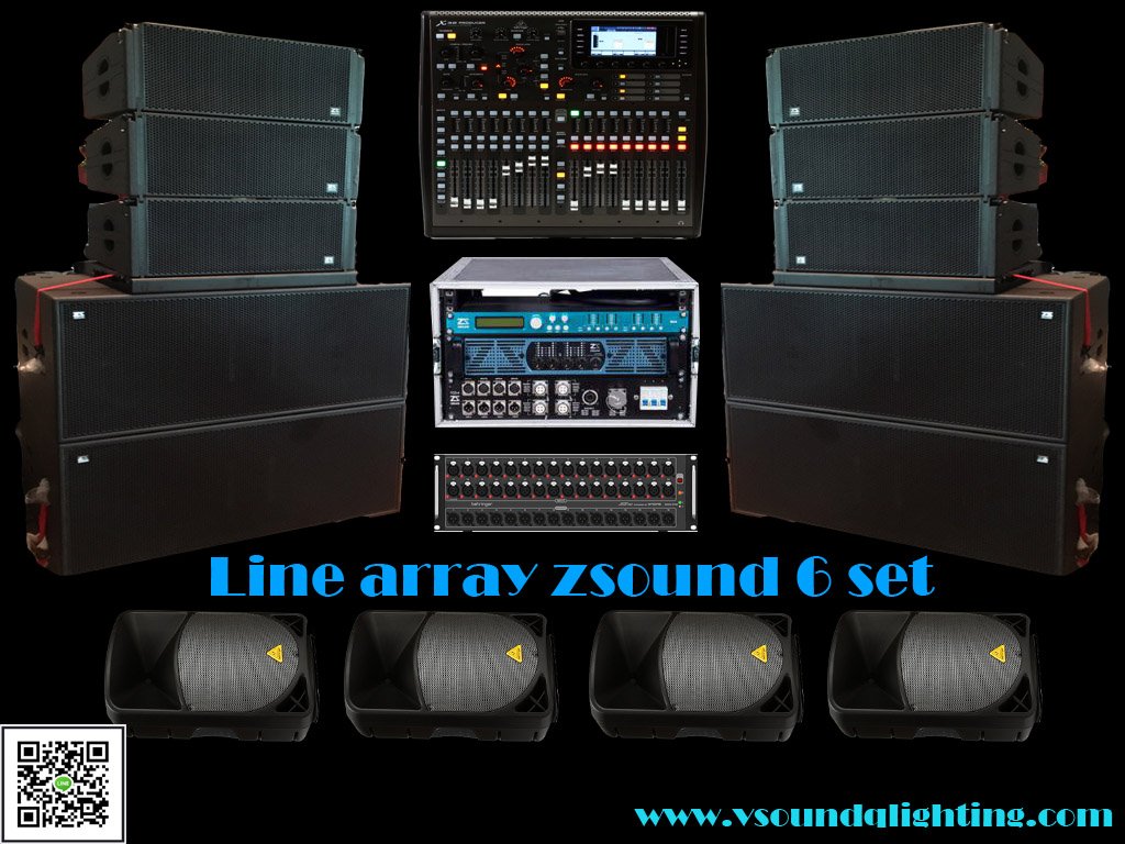 ชุดเครื่องเสียง line array  ชุดเครื่องเสียง line array