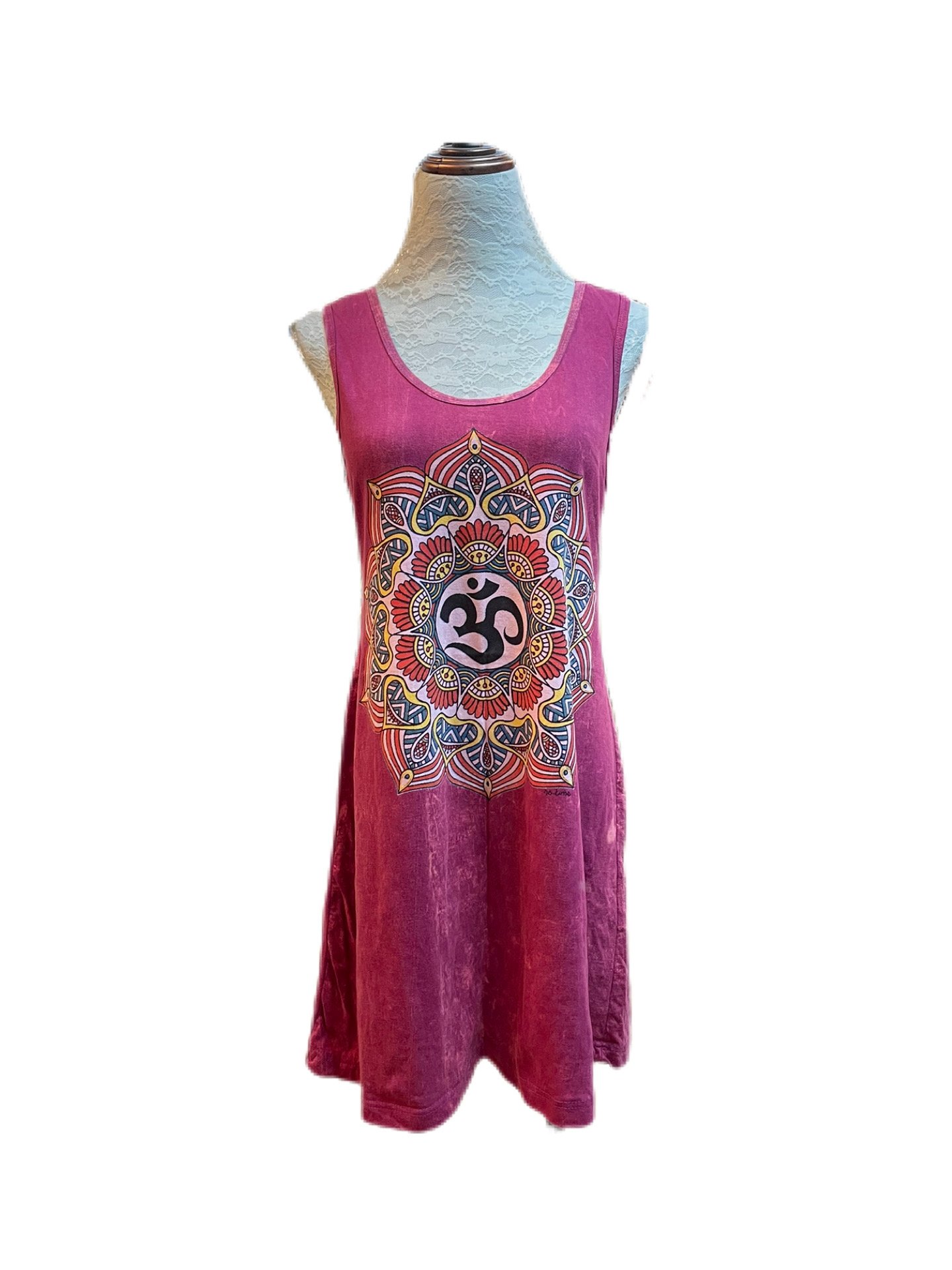 white christmas dresses Women Cotton Yoga Top Pink -Chakra – akiso.store main image 0