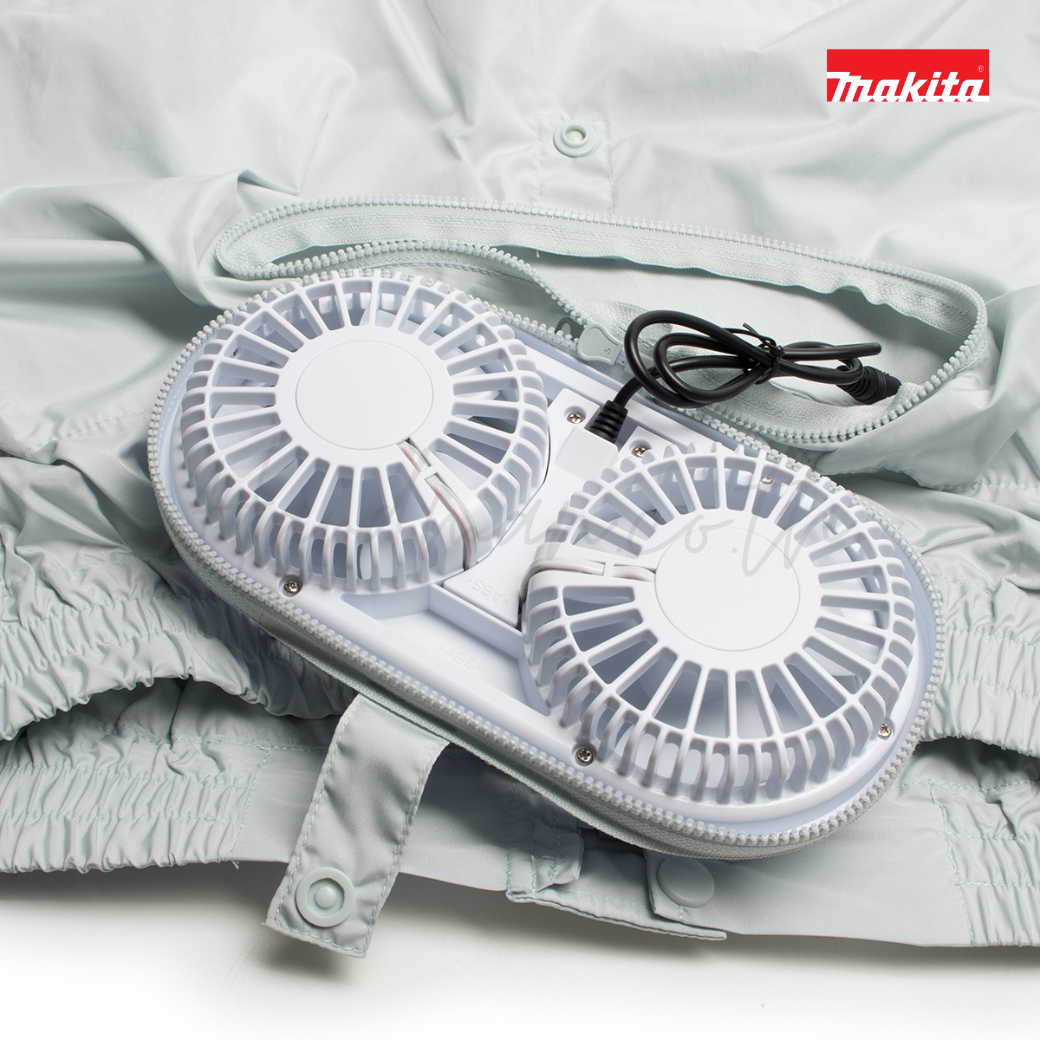 Makita FJ203DZL 12V/18V Cordless Fan Jacket Size L (Exclude