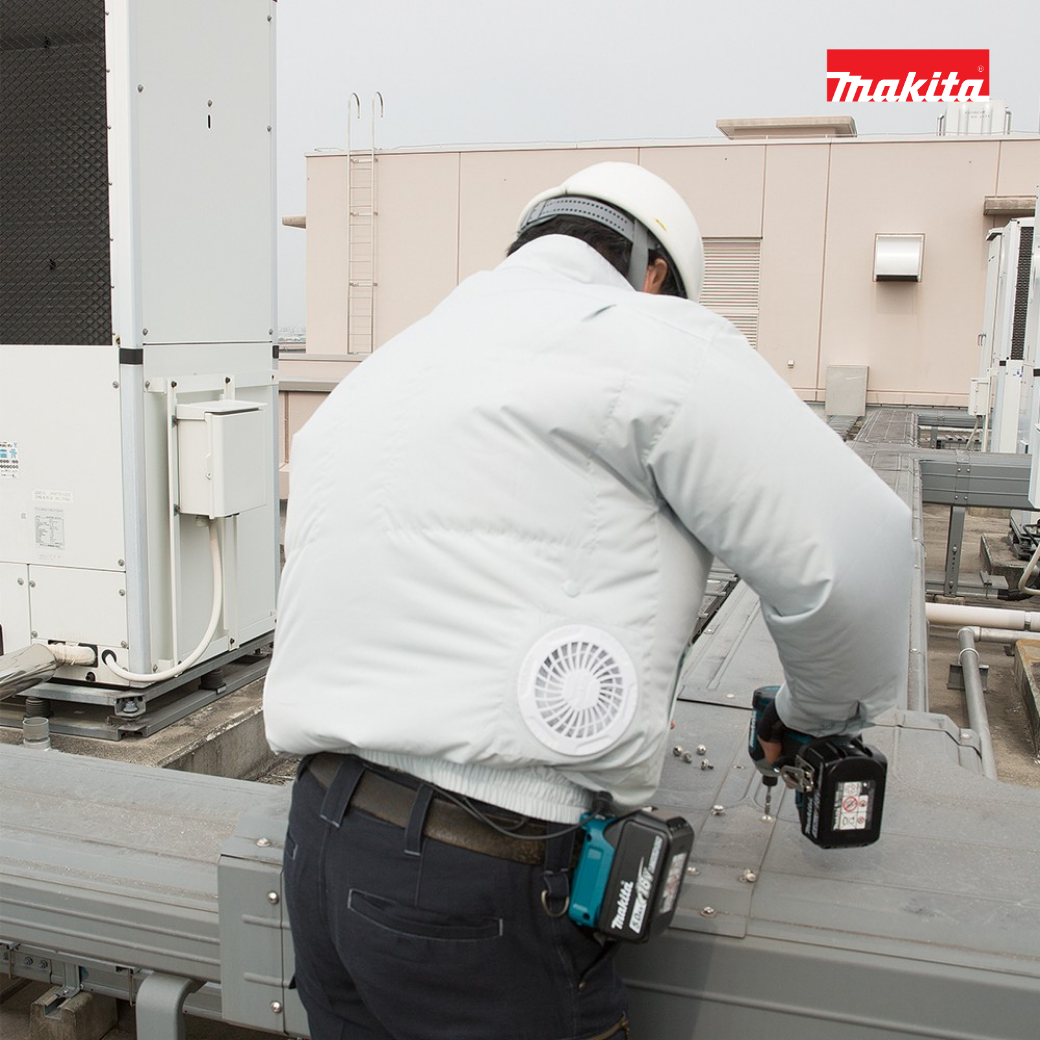 MAKITA DFJ206ZL 18V Cordless Fan Jacket Size L (Exclude Battery