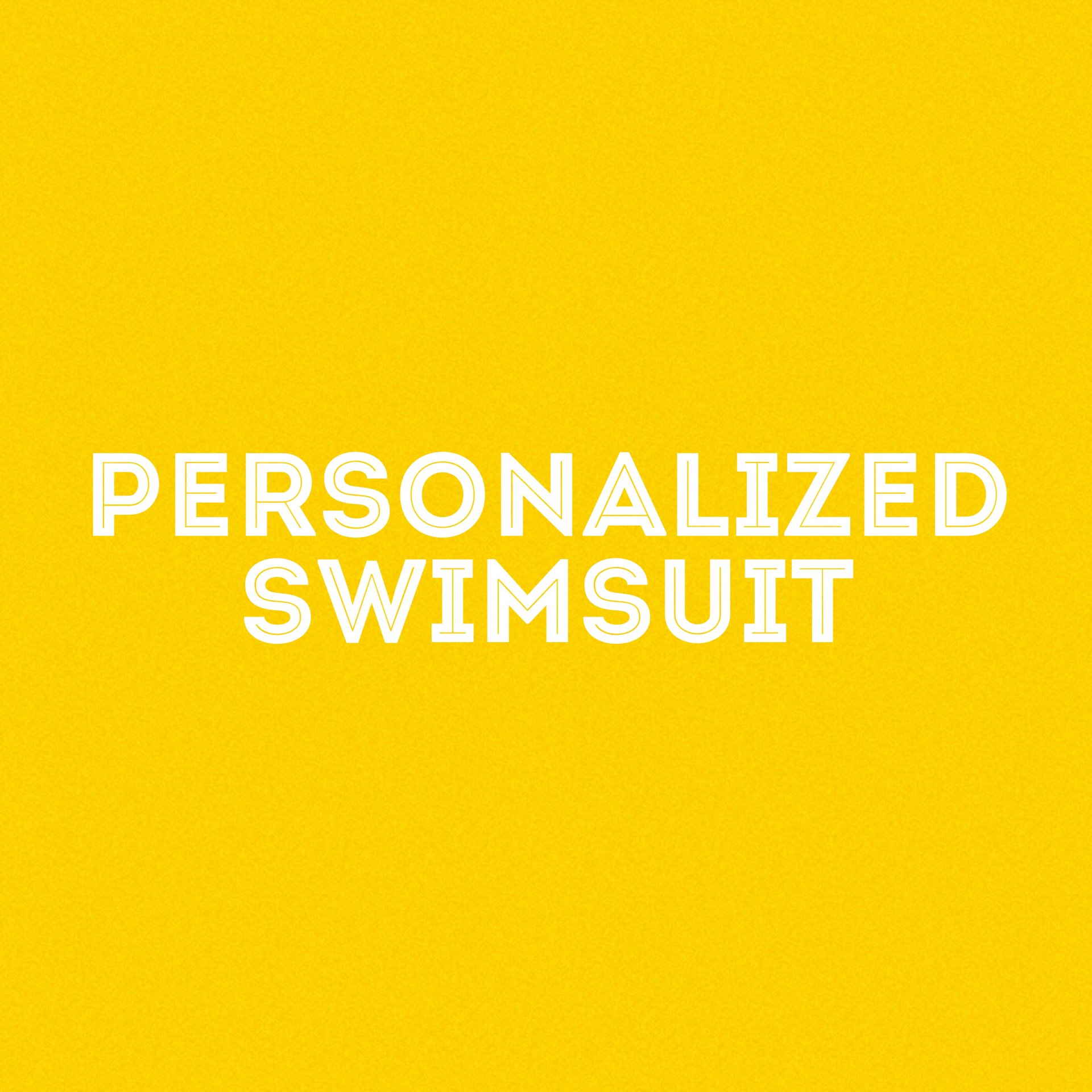 Personalized Swimsuits