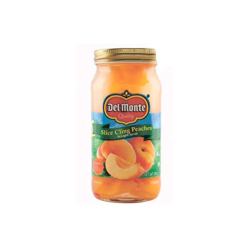 พีชในน้ำเชื่อม ตรา เดลมอนเต้ Del Monte Sliced Peaches in Light Syrup