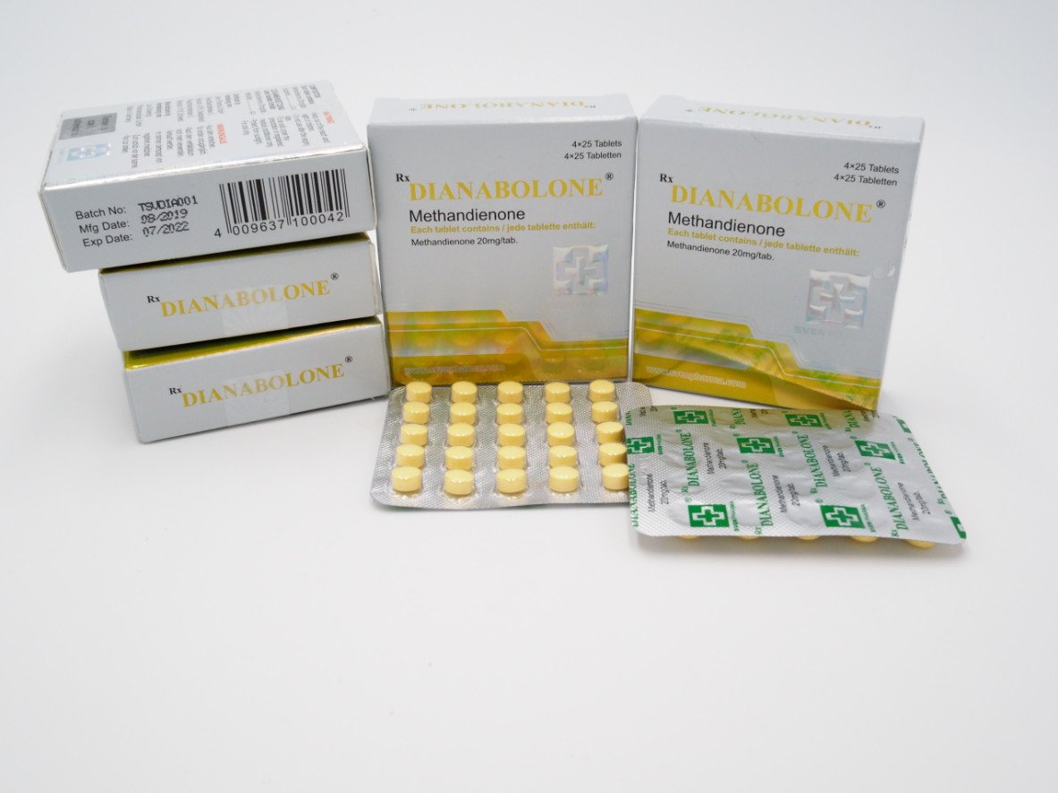 Dianabolone Methandienone 20mg/100tabs