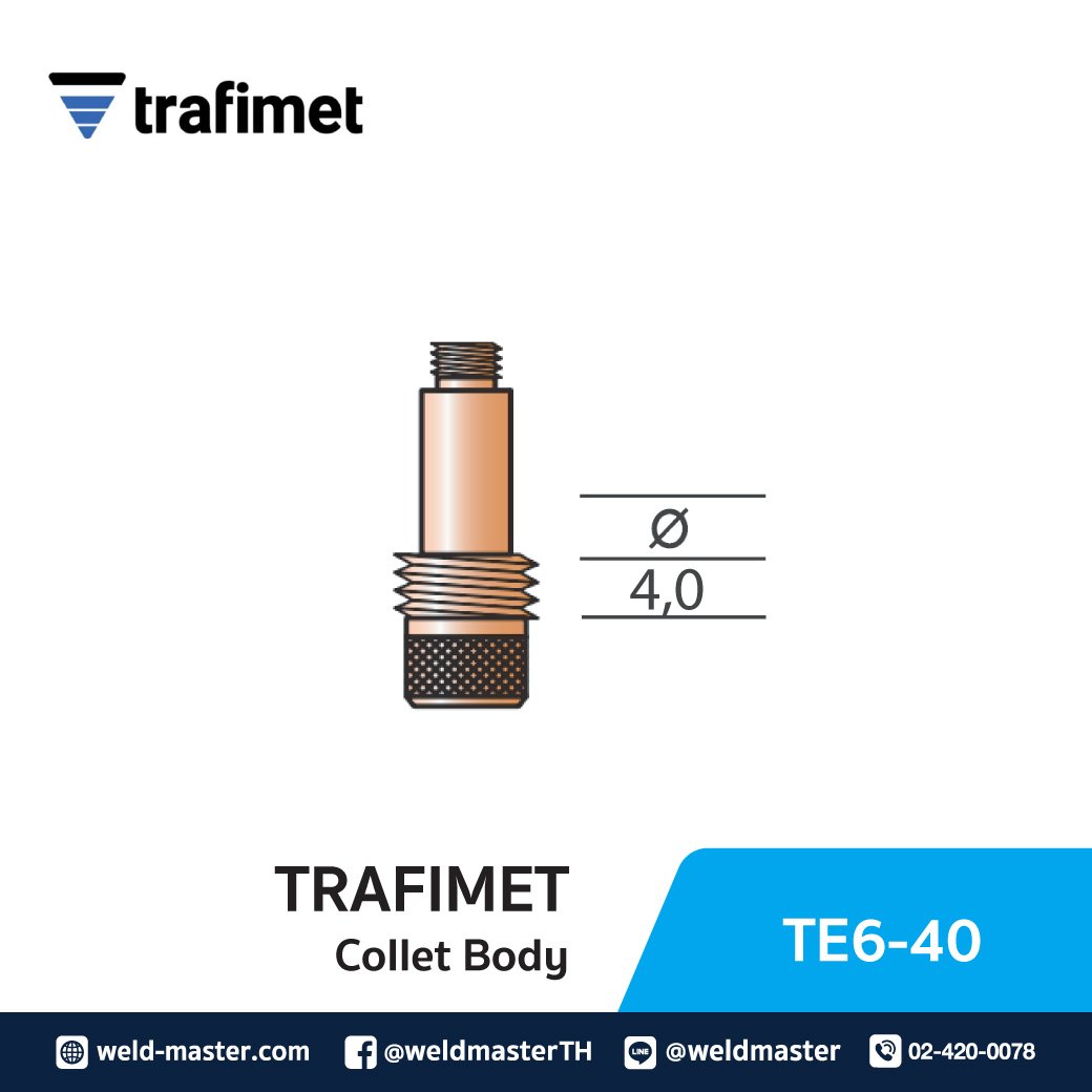 "TRAFIMET" TE6-40 COLLET BODY