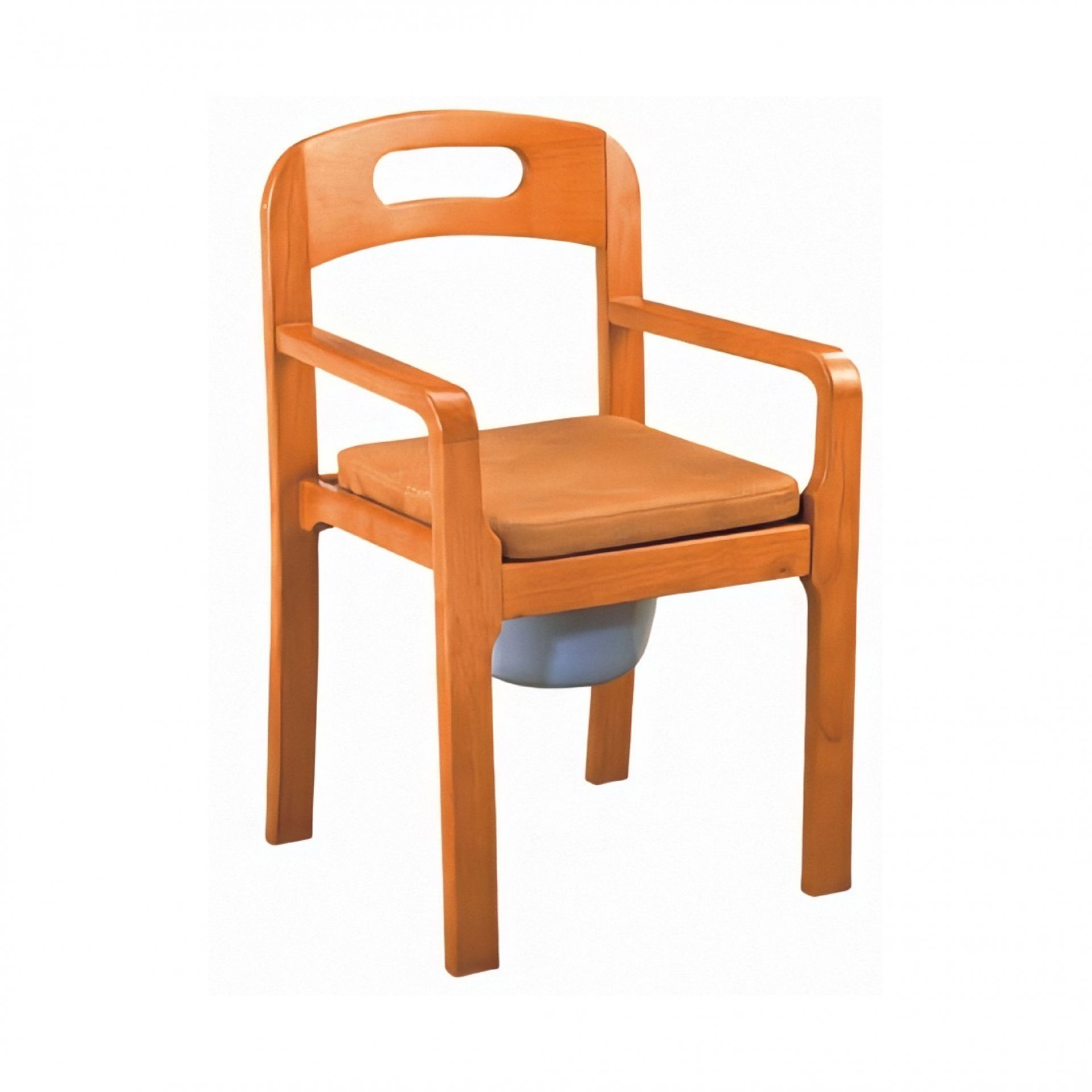 เก้าอี้นั่งถ่ายแบบไม้ เก้าอี้นั่งถ่ายสำหรับผู้ป่วยและผู้สูงอายุ