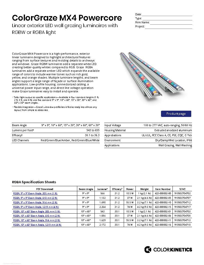 ColorGraze MX4 Powercore