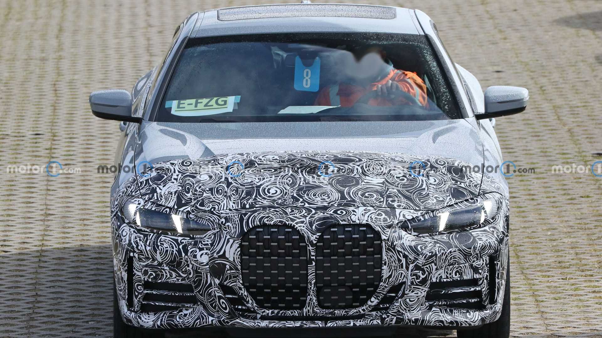 หลุดภาพวิ่งพรางตัว BMW 4series LCI 2024 focdigital