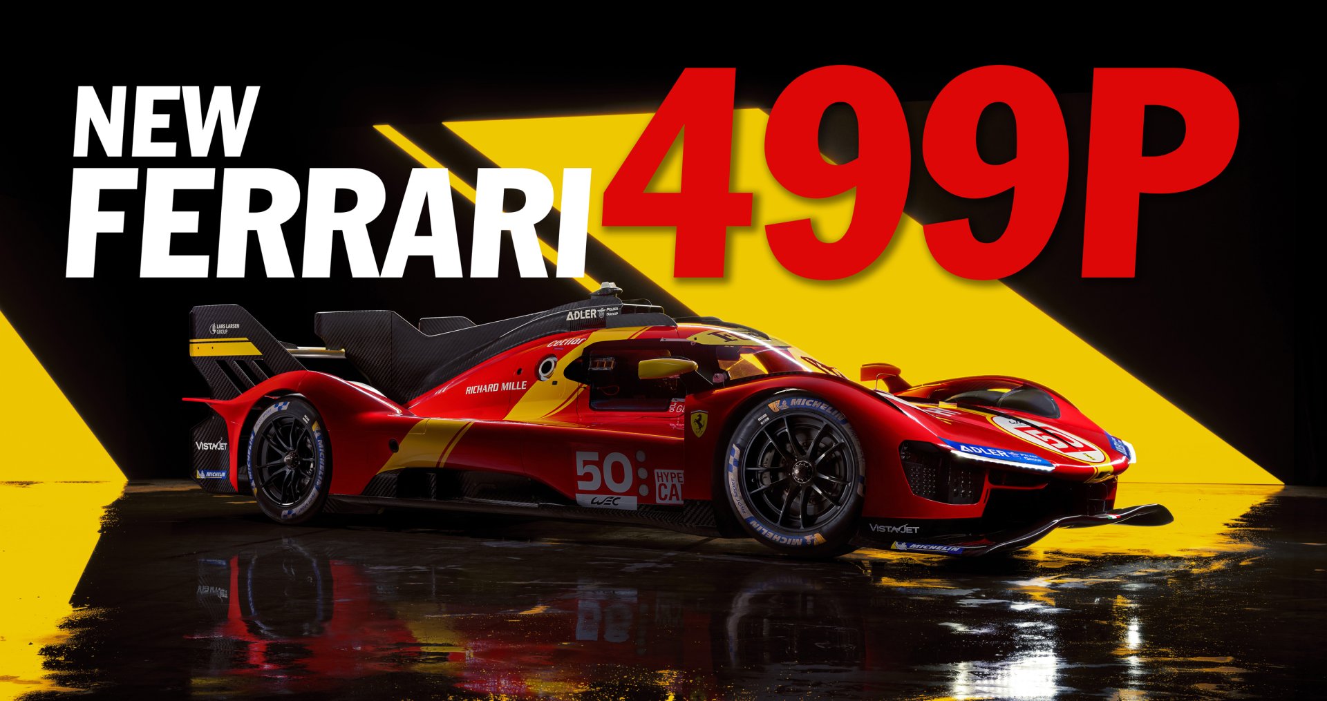 New! เฟอร์รารี่ 499P ไฮเปอร์คาร์สำหรับการหวนคืนสังเวียนการแข่งขัน WEC TOP CLASS