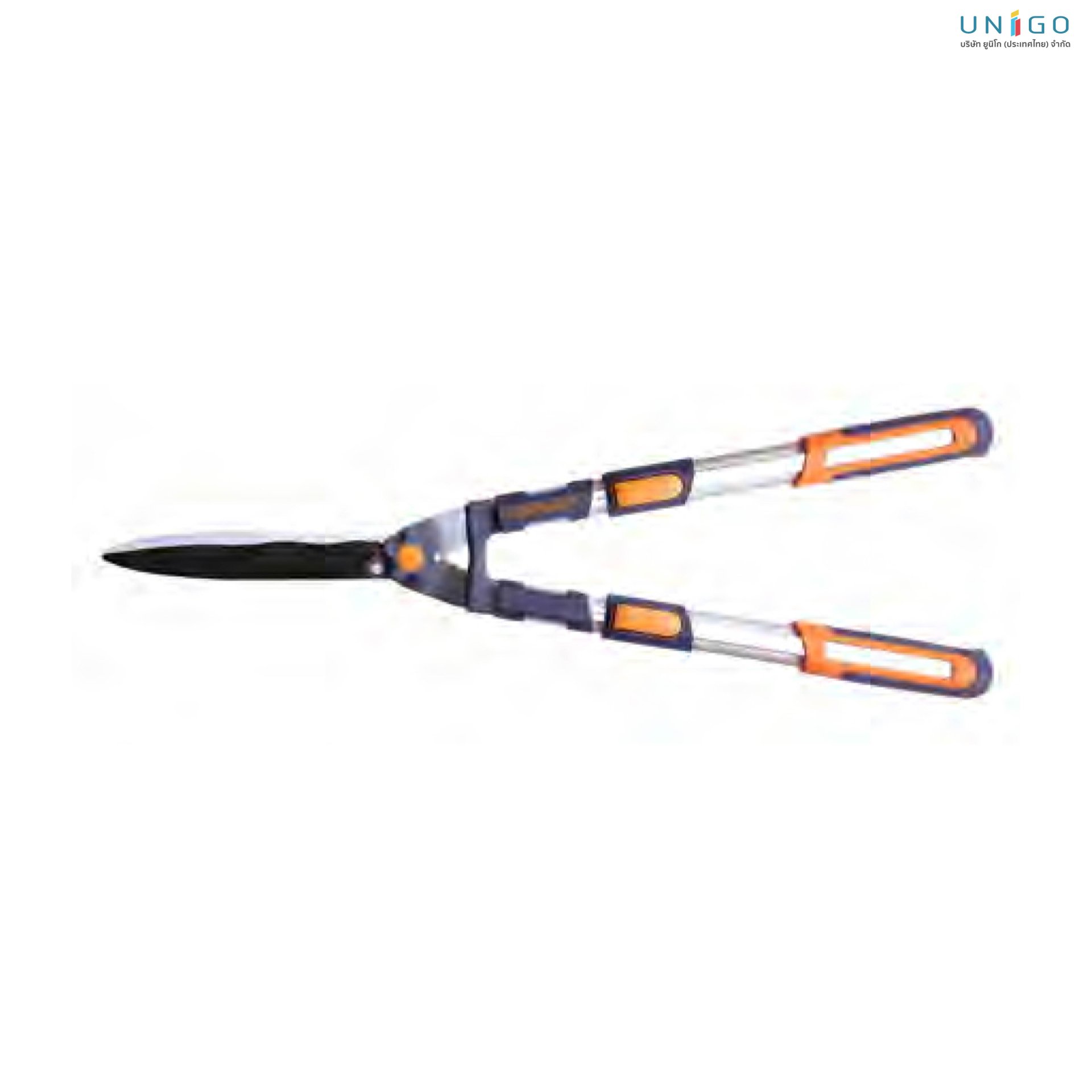 TELESCOPIC WAVY BLADE HEDGE SHEARS unigo