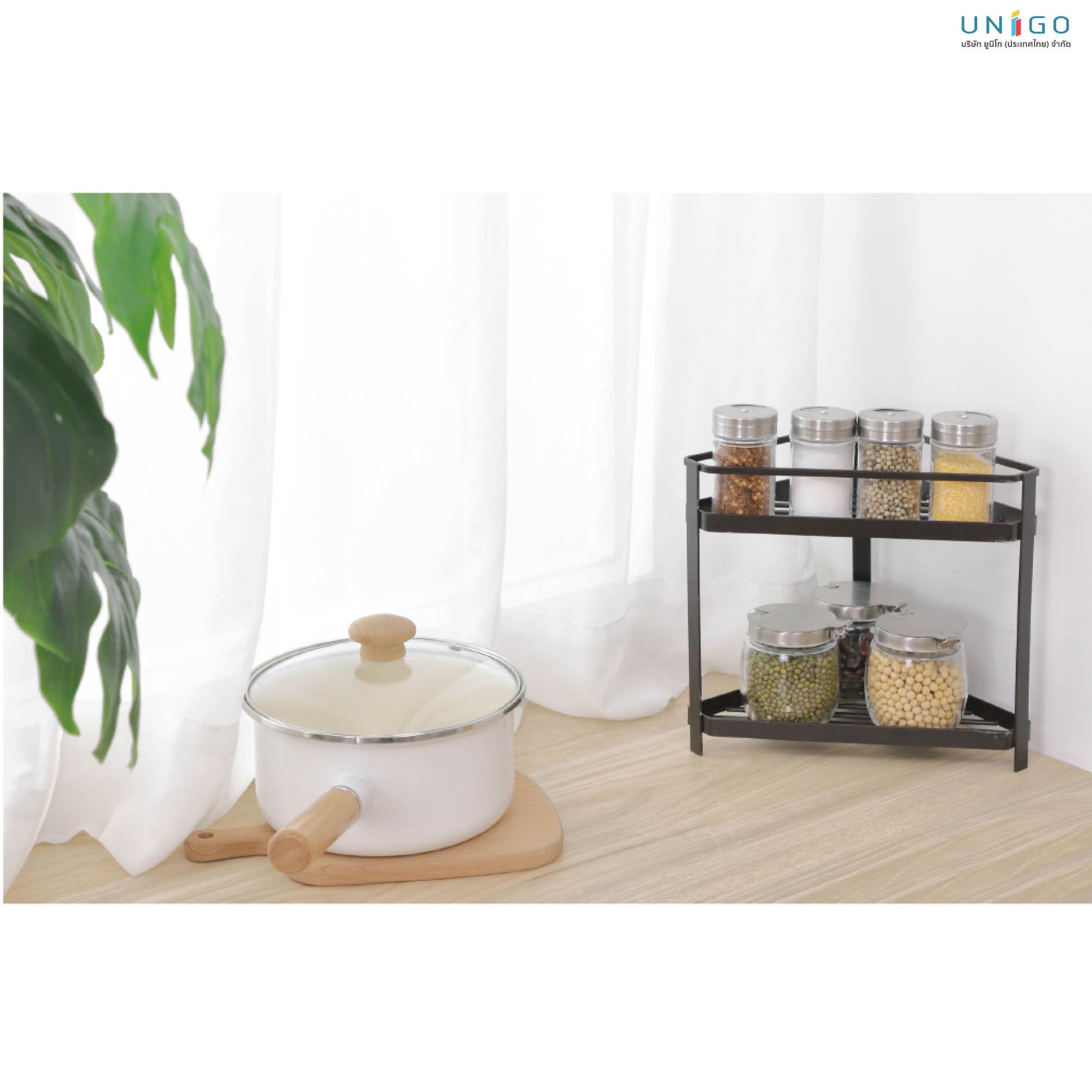 2-Tier Triangular Rack - unigo