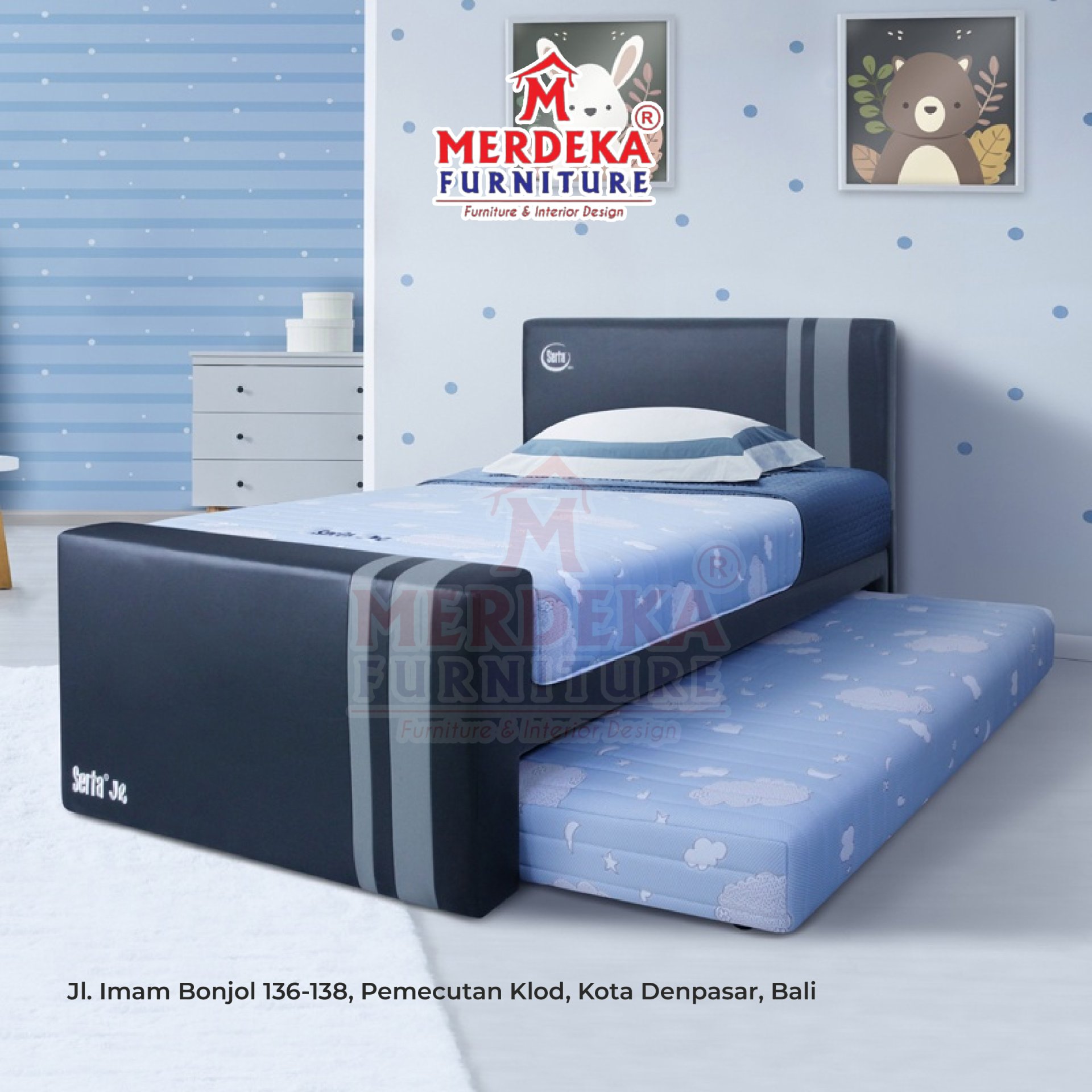 Serta JR Double Bed 2in1