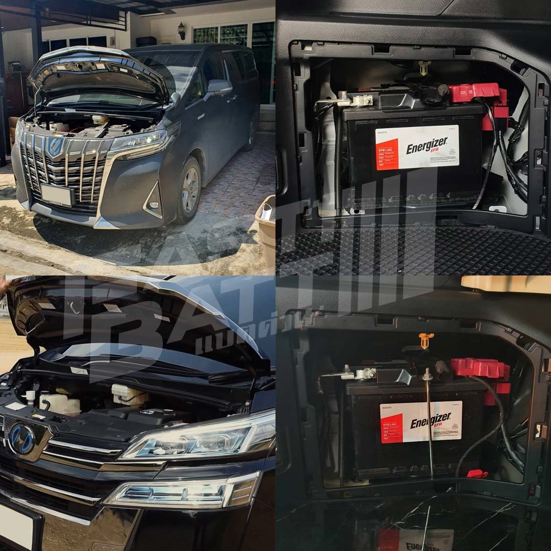 เปลี่ยนแบตเตอรี่ Toyota Alphard, Vellfire แบตหมด ราคาถูก ติดตั้ง ฟรี!