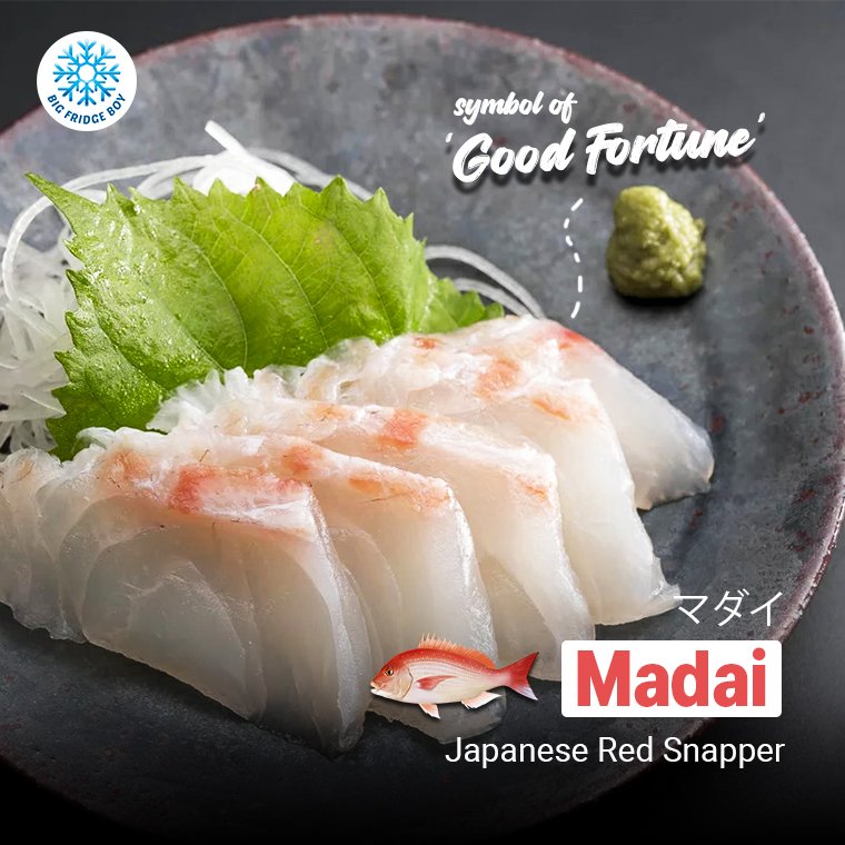 What is Madai fish red snapper) ?