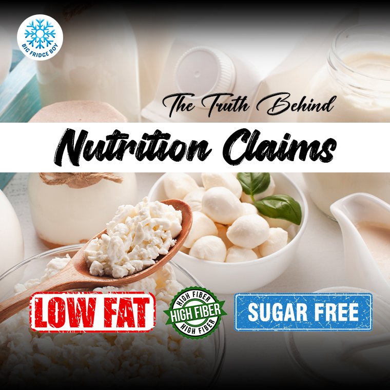 Nutrition Claims, Low-Fat, Sugar-Free, High-Fiber