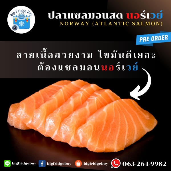 Fresh Salmon (5-6 kg.)
