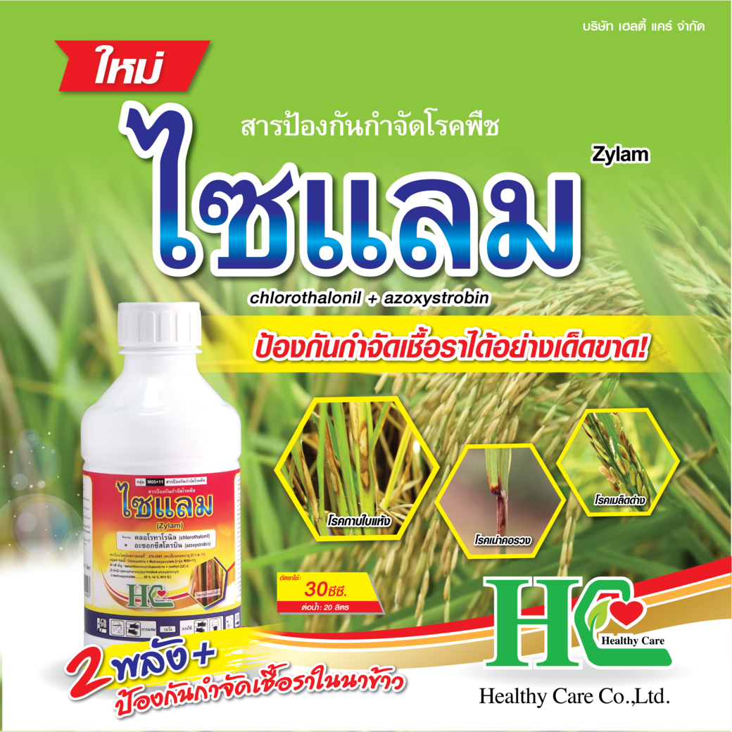 ไซแลม 2 พลังบวก ป้องกันกำจัดเชื้อราได้เด็ดขาด