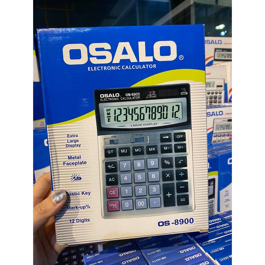 เครื่องคิดเลข 12 หลัก Osalo OS-8900 รุ่น OS-8900