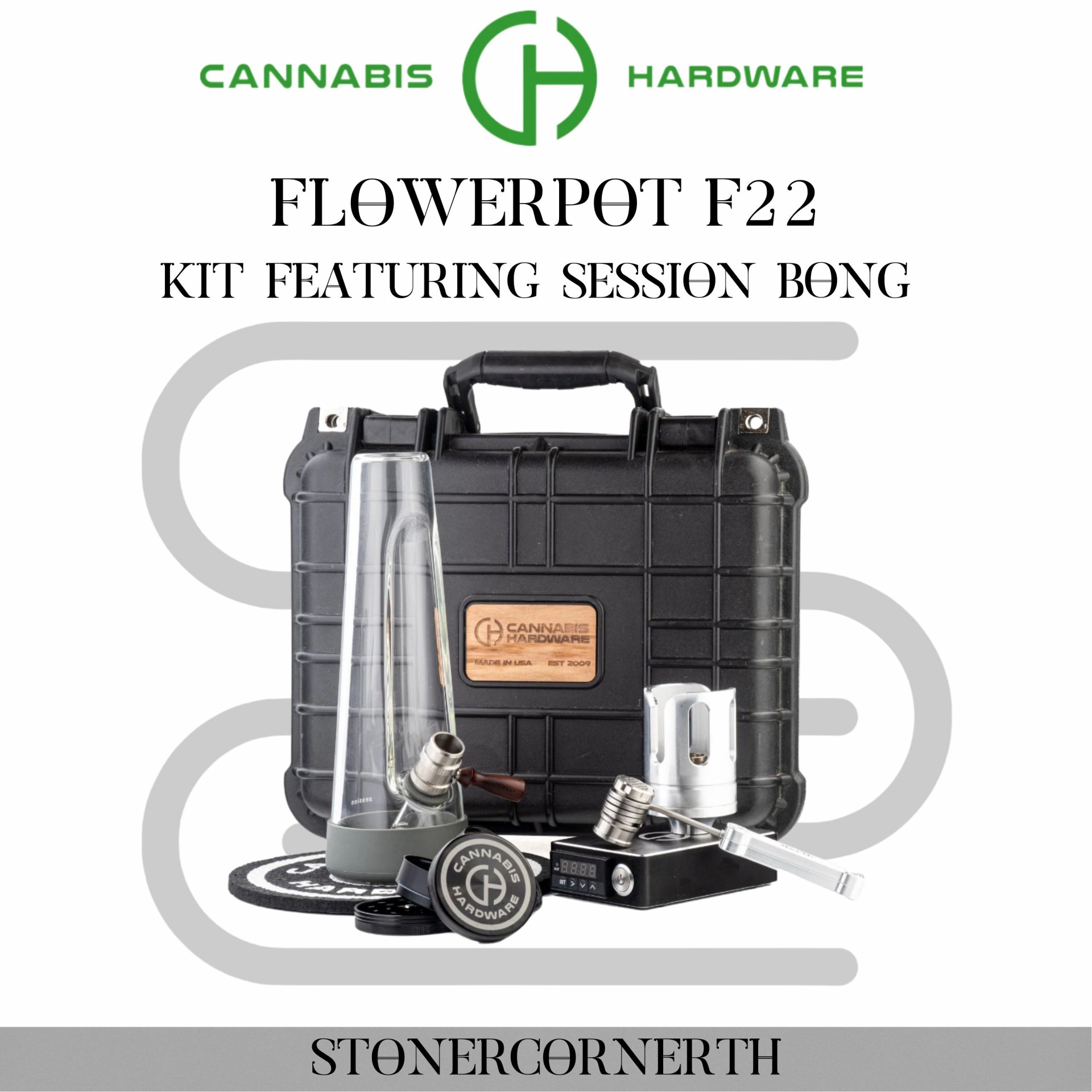 Cannabis Hardware | Flowerpot f22 kit with session bong - your new end game is here FlowerPot