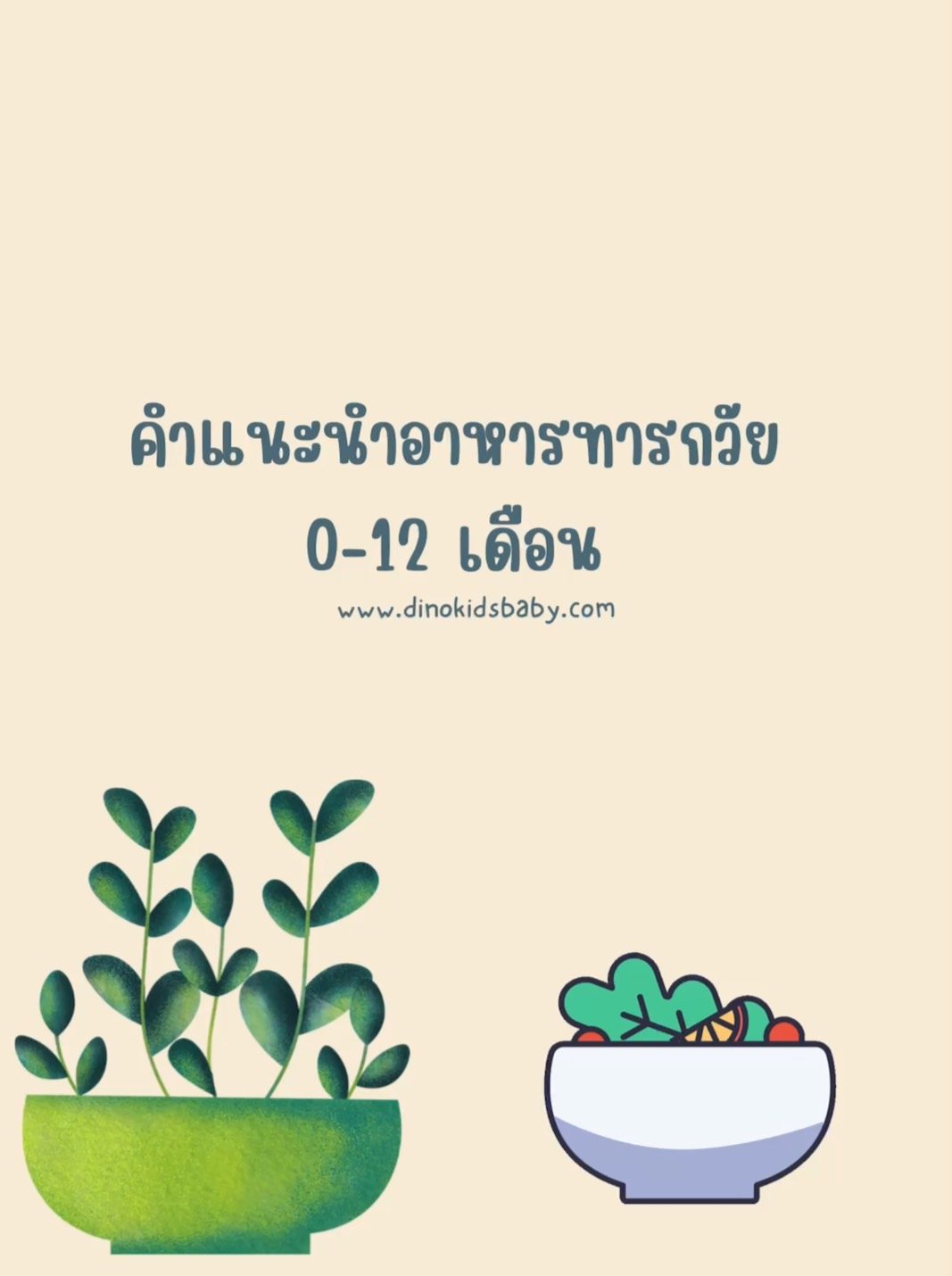 แนะนำอาหารทารกวัย 0-12 เดือน