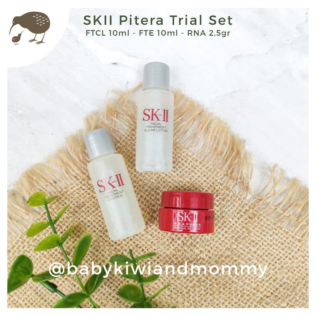 SKII Pitera Trial set (FTE 10ml + FTCL 10ml + RNA 2,5g)
