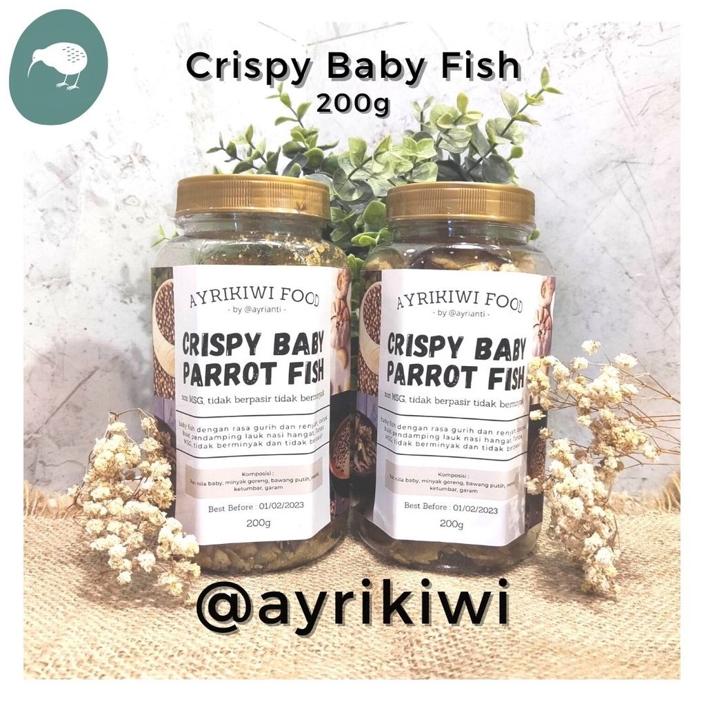 Crispy Baby Fish / Ikan Crispy Snack Teman Makan Nasi 200gr