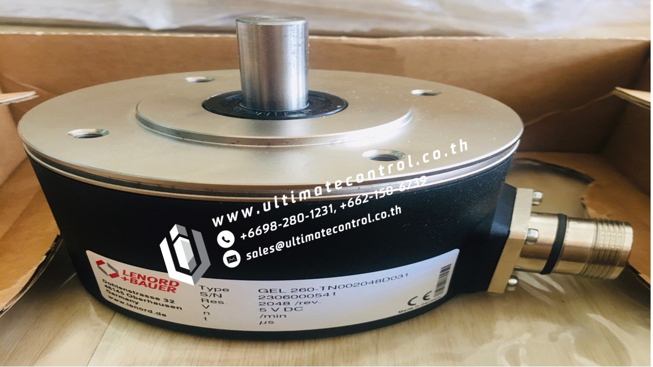 Nord Incremental Encoder Encoders and Resolvers แบรนด์ LENORD BAUER รุ่น GEL260TN002048D031 ชนิด ...