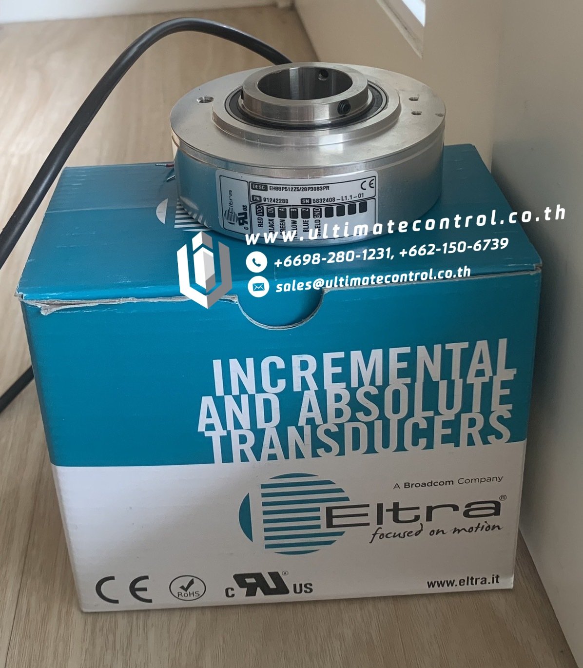 Resolver Encoder Plate Encoders and resolvers แบรนด์ ELTRA รุ่น EH88P512Z5.28P30S3PR ชนิด Encoder
