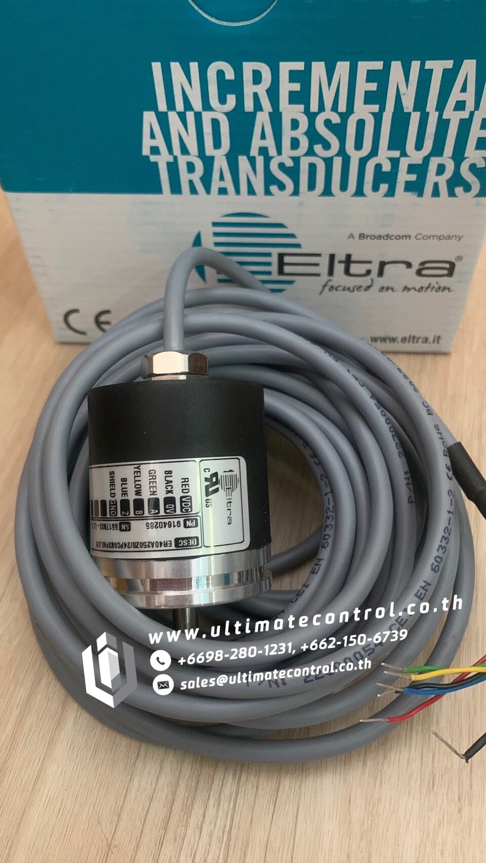 Encoders and resolvers แบรนด์ ELTRA รุ่น ER40A250Z8 24PC6S3PA5.578 ชนิด ...