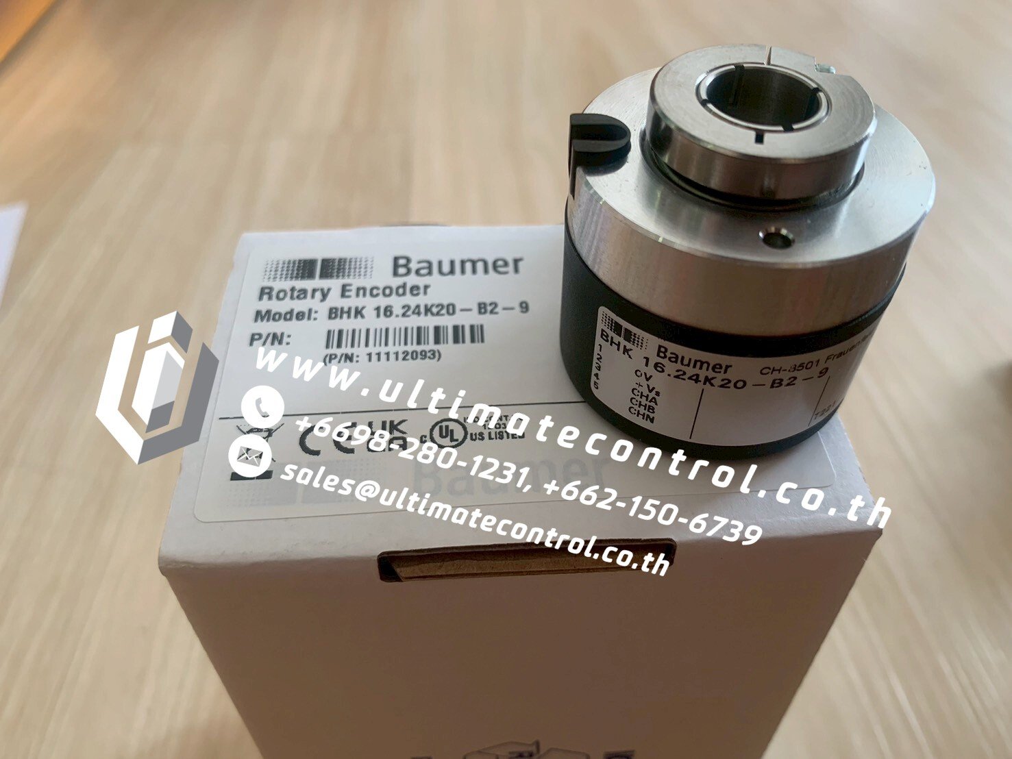 Resolver X Encoder Encoders and resolvers แบรนด์ BAUMER 11112093 BHK16.24K20-B2-9