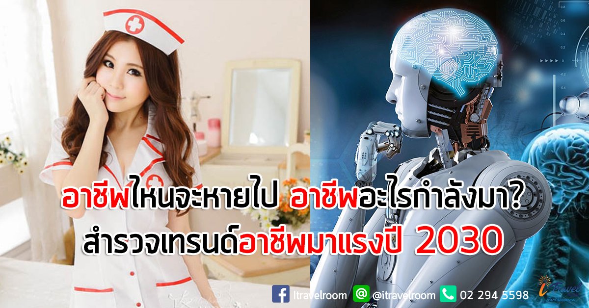 อาชีพไหนจะหายไป อาชีพอะไรกำลังมา? : สำรวจเทรนด์อาชีพมาแรงปี 2030 อาชีพไหนจะหายไป อาชีพอะไรกำลังมา? : สำรวจเทรนด์อาชีพมาแรงปี 2030